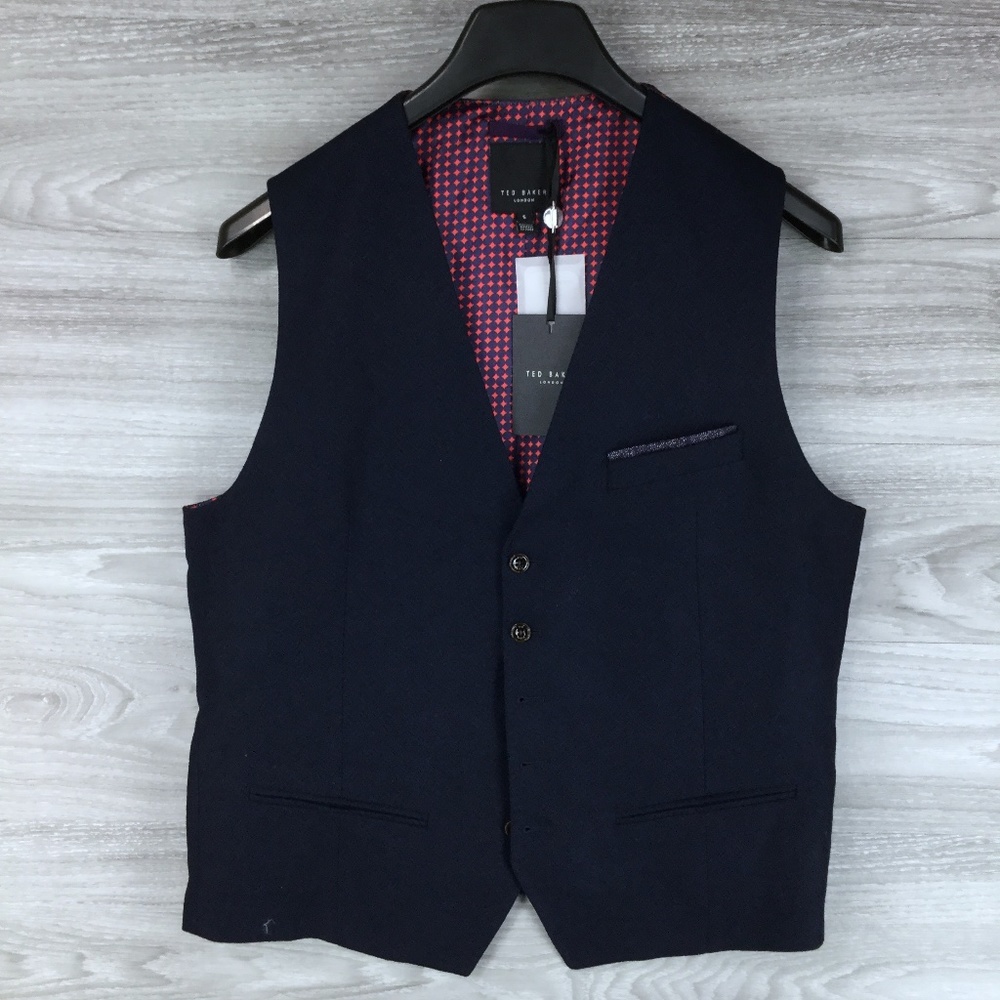 Ted Baker London Patterned Suit Vest